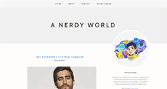 Desktop Screenshot of anerdyworld.com
